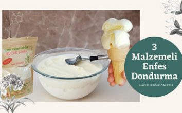 HAKİKİ BUCAK SALEPLİ GERÇEK DONDURMA TARİFİ